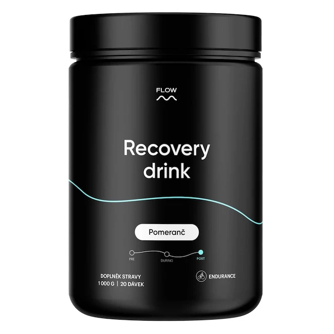 FLOW Recovery drink 1000 g zelené jablko