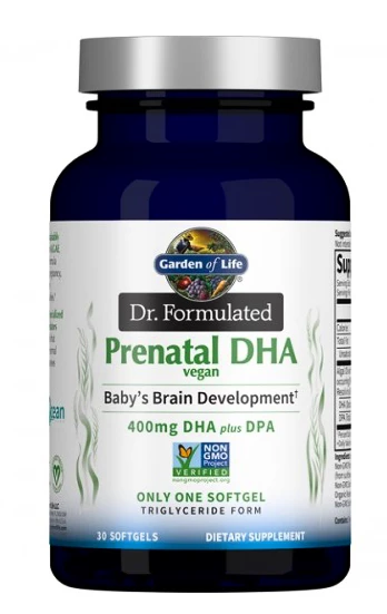 Garden of Life Dr. Formulated Prenatal DHA Vegan 30&nbsp;kapslí