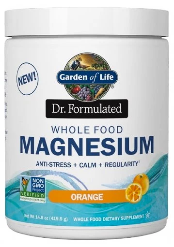 Garden of Life Magnesium Dr. Fomulated - Hořčík 419,5&nbsp;g pomeranč