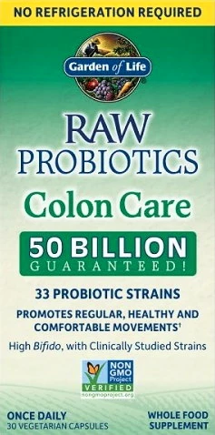 Garden of Life RAW Probiotika - péče o tlusté střevo 30&nbsp;kapslí