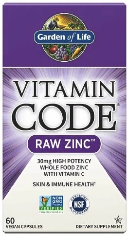 Garden of Life Vitamin Code RAW Zinek 60&nbsp;kapslí