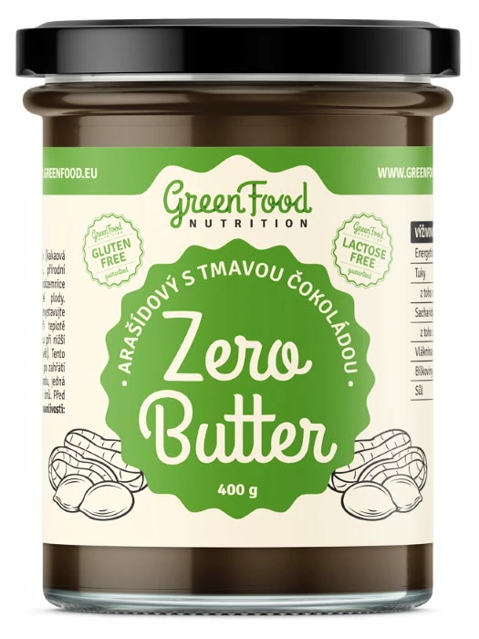 GreenFood  Zero Butter Peanut with dark chocolate 400 g