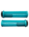 Gripy na řídítka PEATY'S  Monarch knurl thick turquoise (pgm-knl-thk-trq-20)