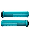 Gripy na řídítka PEATY'S  Monarch knurl thin turquoise (pgm-knl-thn-trq-20)