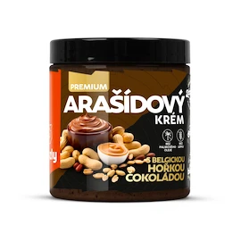 Grizly Arašídový krém s belgickou hořkou premium 250 g
