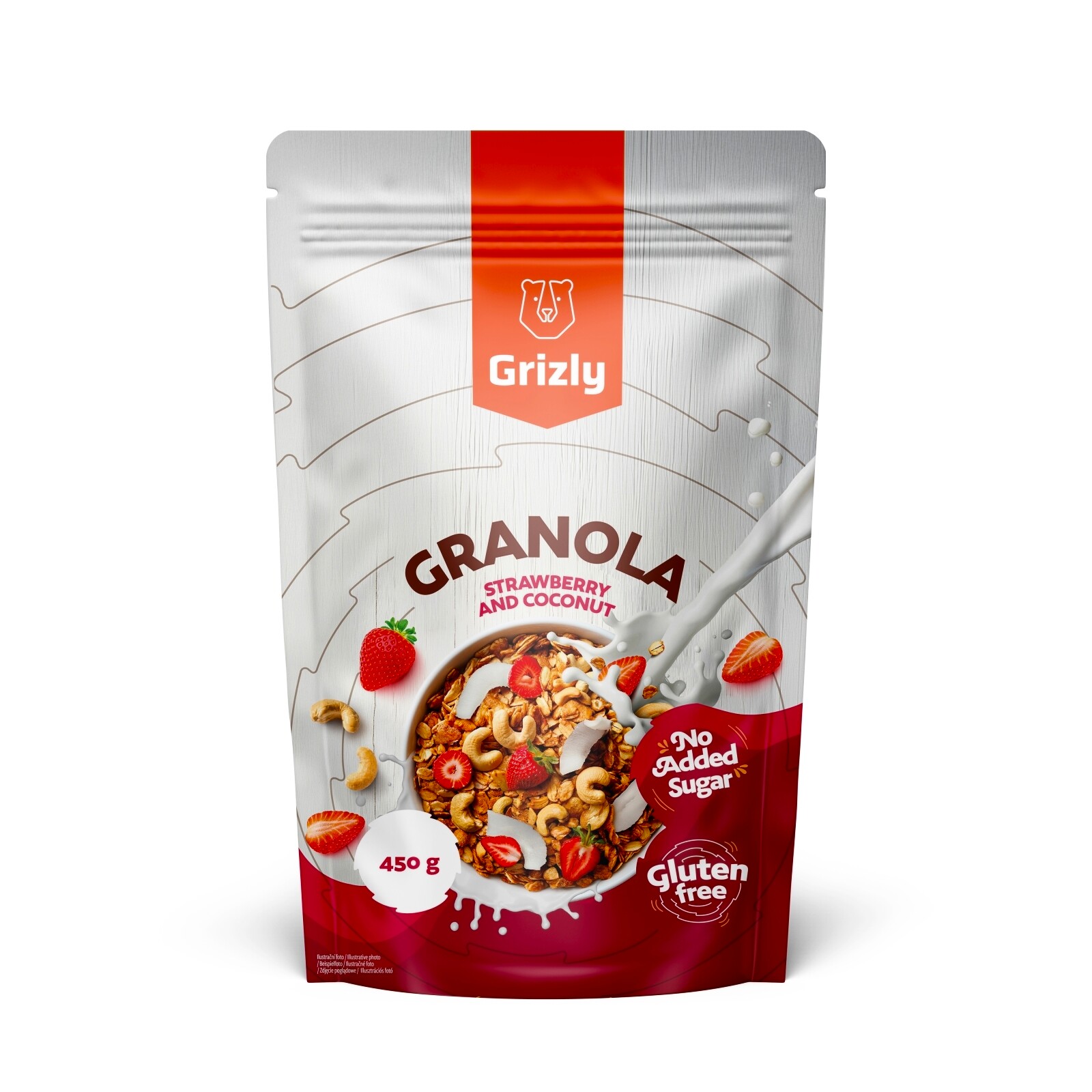 Product detail of Grizly Granola Jahodová 450 g