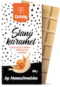 Grizly Karamelová čokoláda plněná oříškovým krémem Slaný karamel by @mamadomisha 80 g