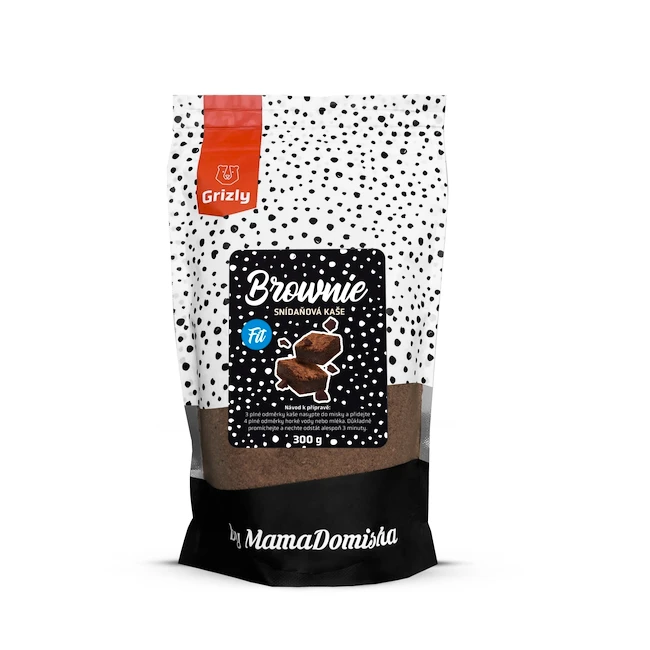 Grizly Kaše FIT Brownie by MamaDomisha 300 g