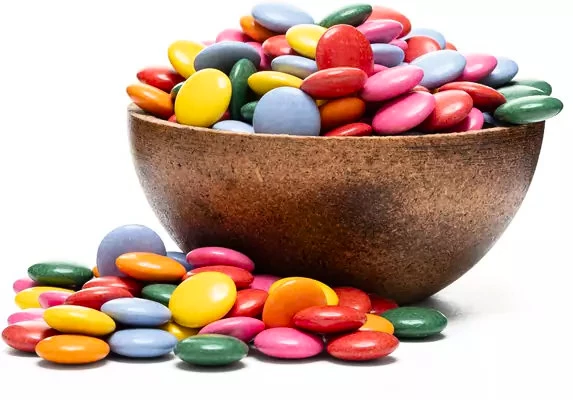 Grizly Lentilky s přírodními barvivy 250 g