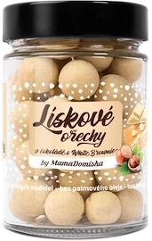 Grizly Lískové ořechy v čokoládě s White Brownie by @mamadomisha 180 g