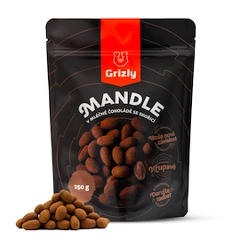 Grizly Mandle v mléčné čokoládě se skořicí 250 g