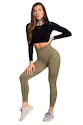 Gym Glamour legíny Bezešvé Combat Khaki