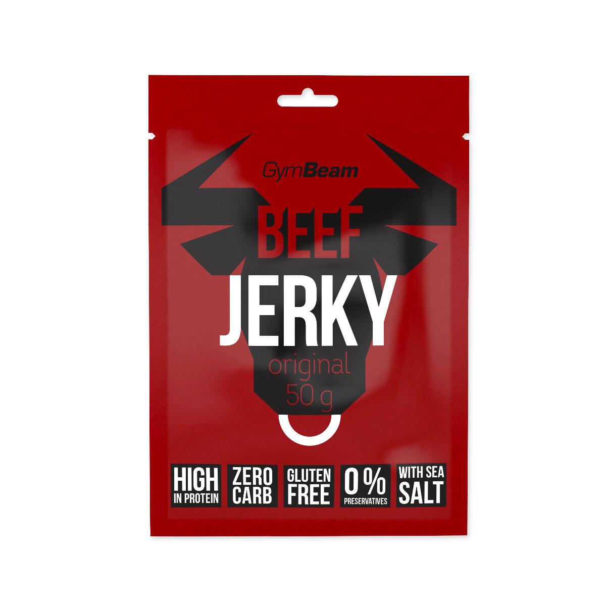 Product detail of GymBeam Beef Jerky 50 g original