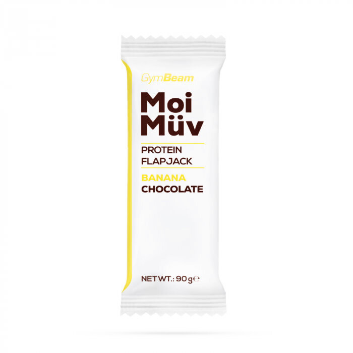 Product detail of GymBeam MoiMüv Protein Flapjack 90 g mléčná čokoláda