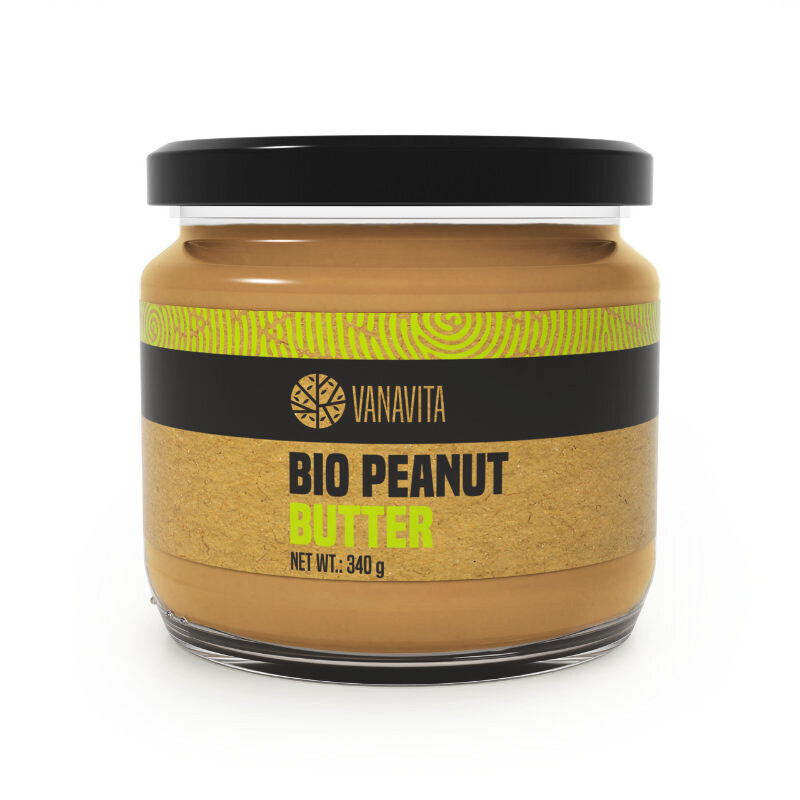 Product detail of GymBeam Peanut Butter Smooth - VanaVita BIO 340 g