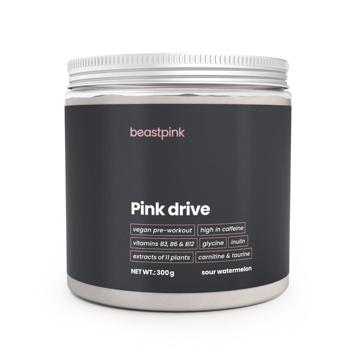 Product detail of GymBeam Pink Drive - BeastPink 300 g citron - limetka