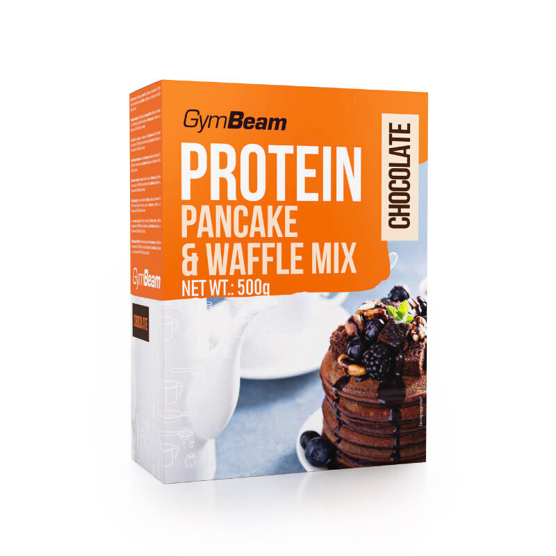 GymBeam Protein Pancake & Waffle Mix 500 g čokoláda - thumb (3)