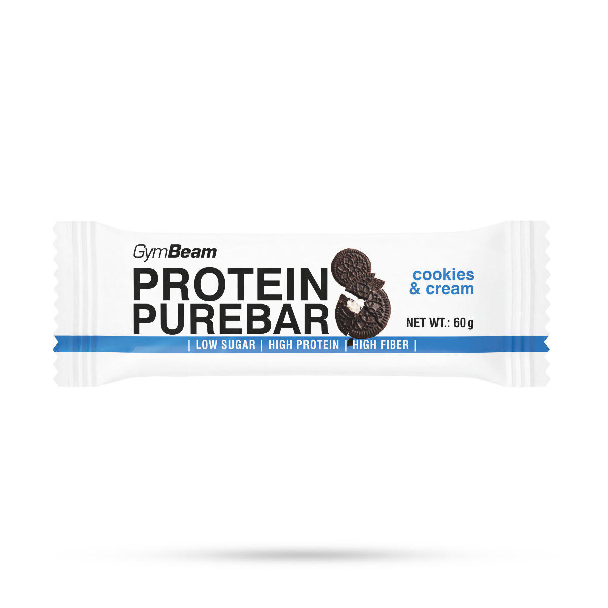 Product detail of GymBeam Protein PureBar 60 g cookies & cream