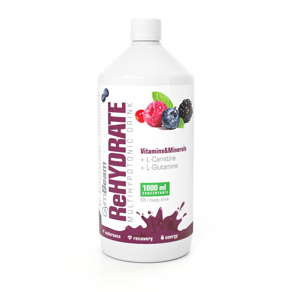 Product detail of GymBeam ReHydrate 1000 ml tropické ovoce
