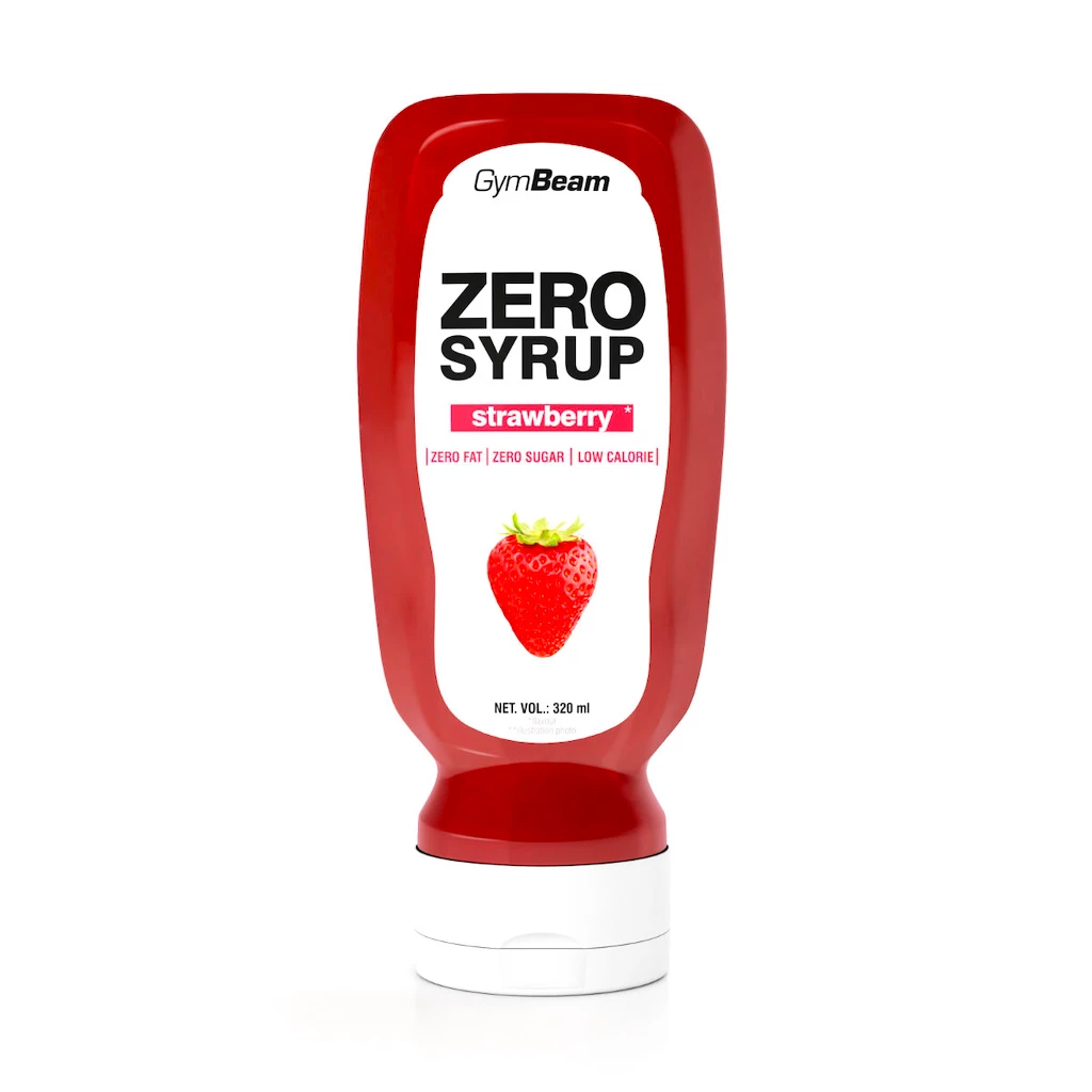 GymBeam Zero Sirup 320 ml strawberry
