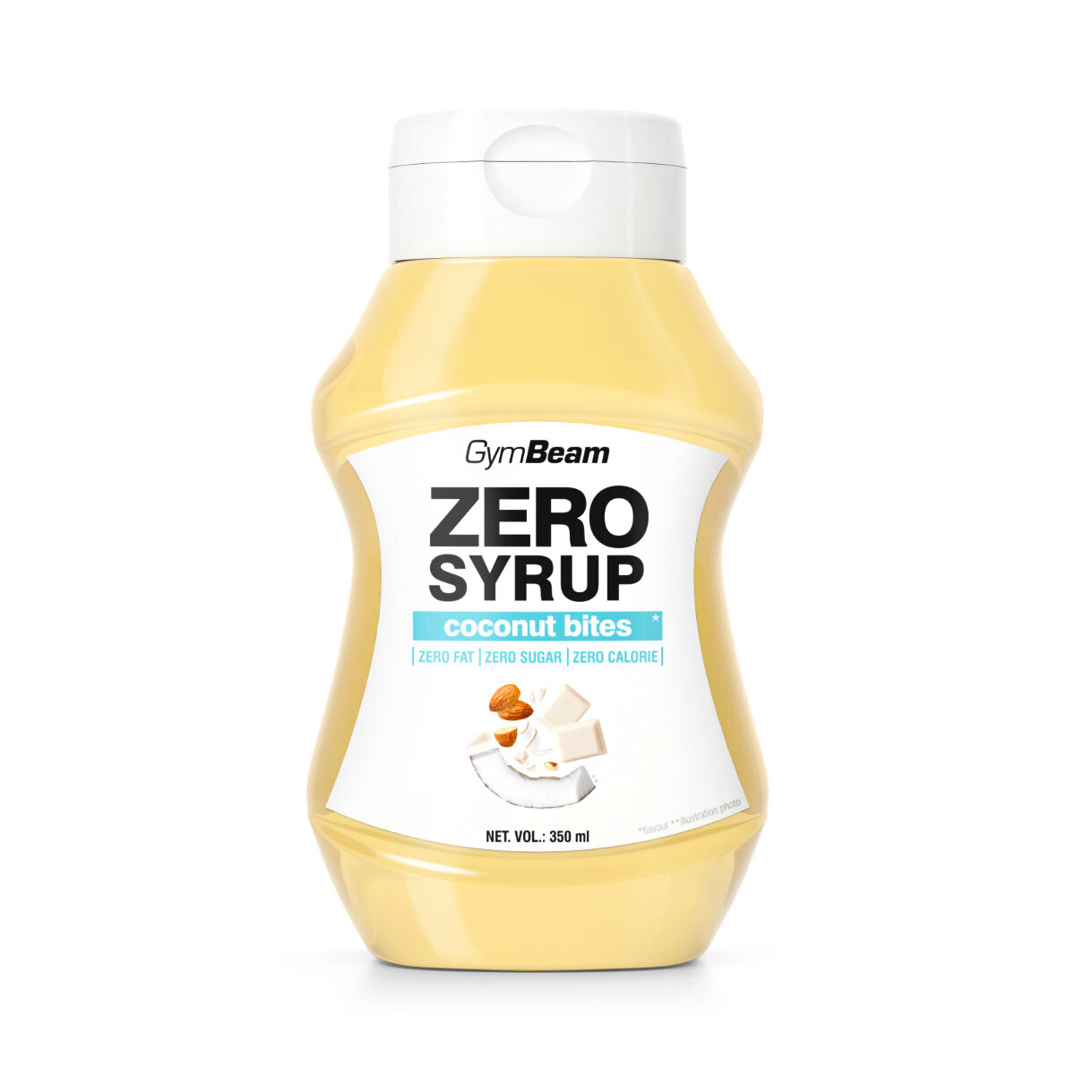 Product detail of GymBeam ZERO SIRUP coconut bites 350 ml