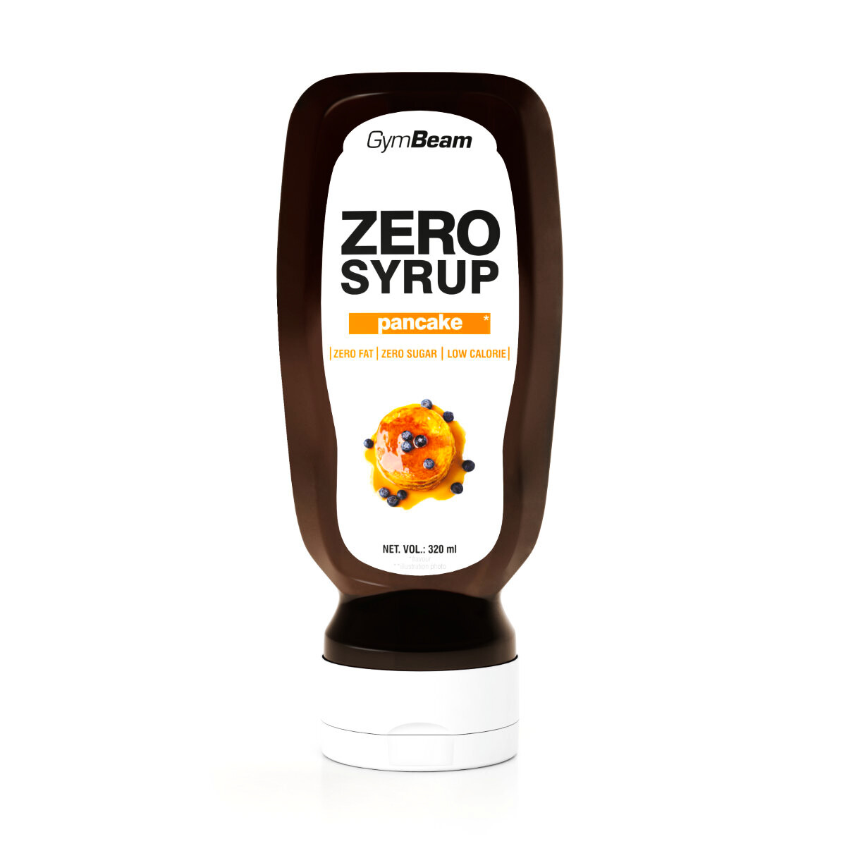 Product detail of GymBeam ZERO SIRUP na palačinky 320 ml