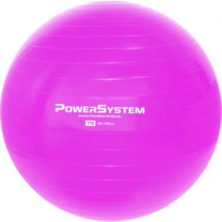 Gymnastický míč Power System  75 cm fialová