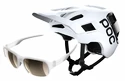 Helma POC Kortal Race MIPS Bílá + Sportovní brýle POC Devour bílé