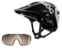 Helma POC Tectal Race Spin černá + brýle POC Crave černé