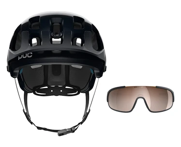 Helma POC Tectal Race Spin černá + brýle POC Crave černé