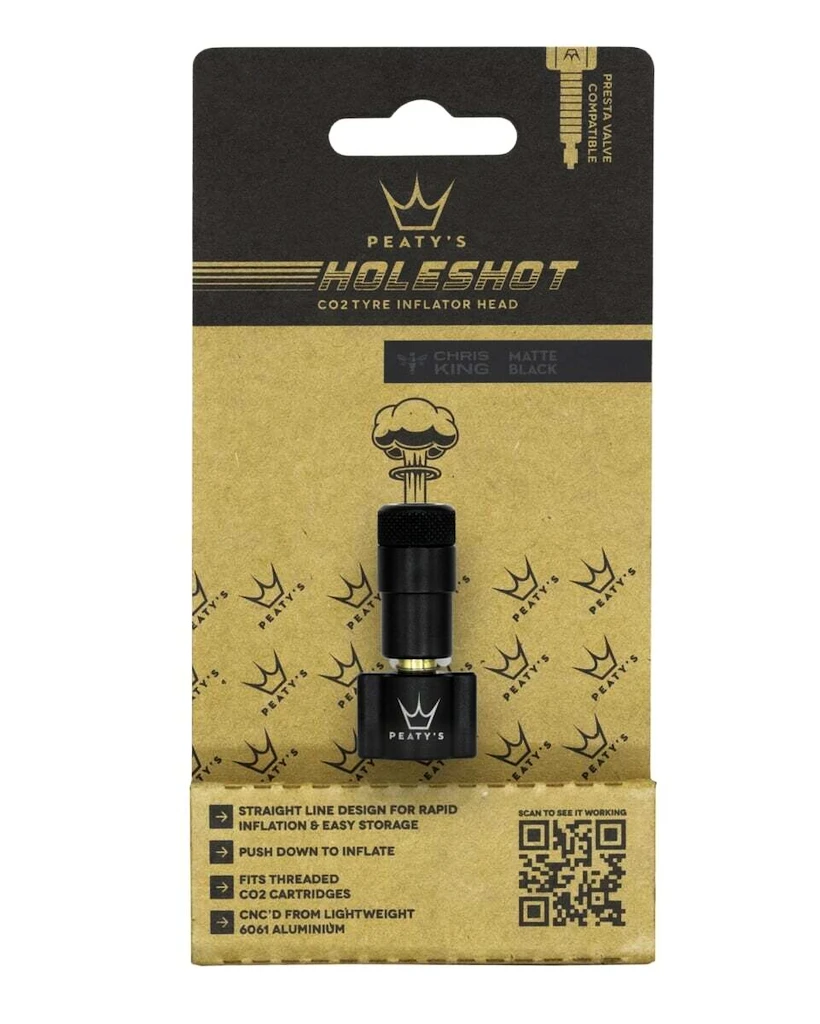 Hlavice CO2 pumpy PEATY'S  Head black (ppr-hti-ifh-blk-12)