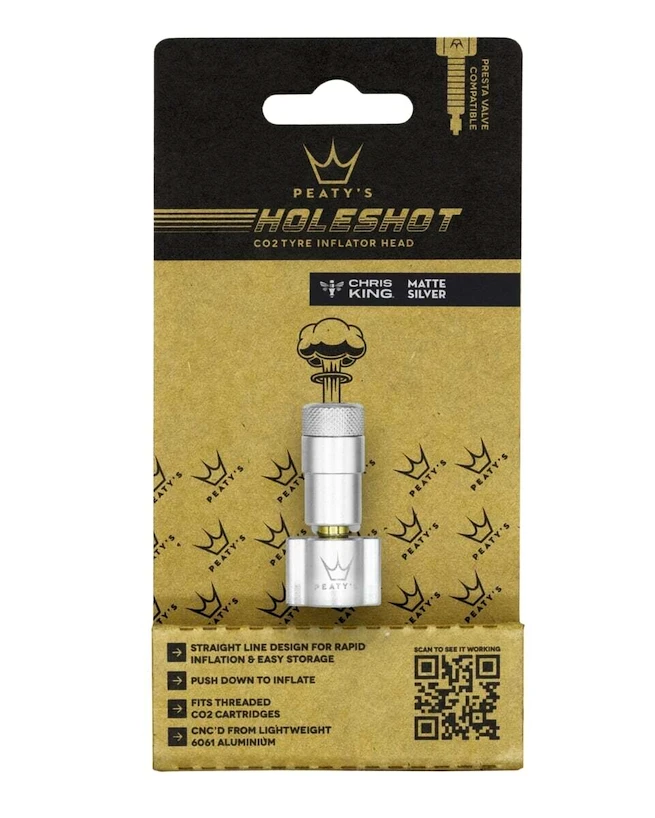 Hlavice CO2 pumpy PEATY'S  Head silver (ppr-hti-ifh-sil-12)