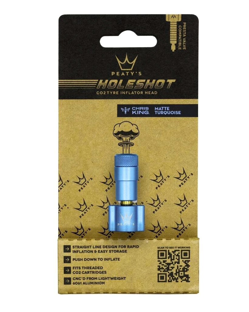 Hlavice CO2 pumpy PEATY'S  Head turquoise (ppr-hti-ifh-trq-12)