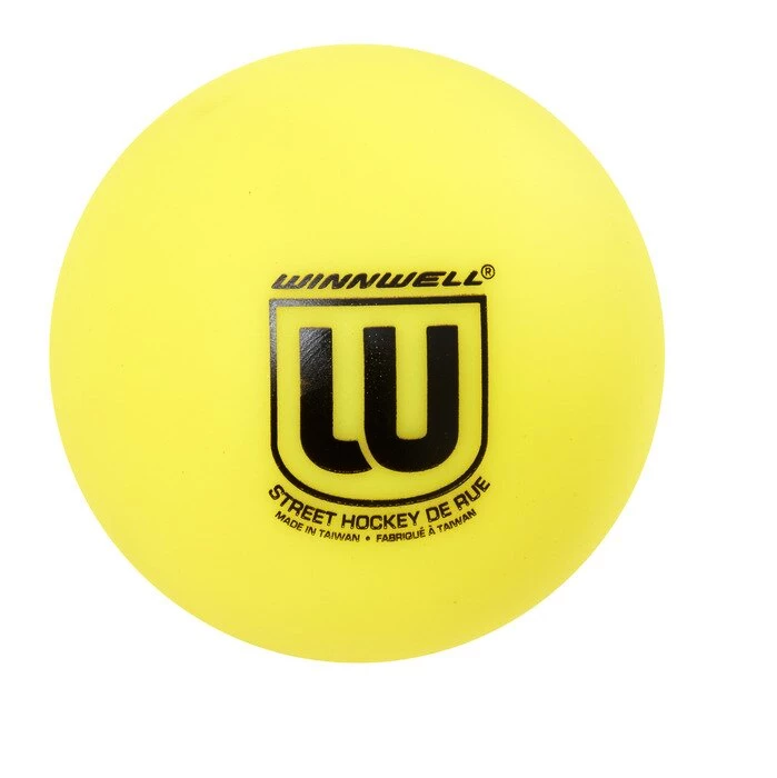 Hokejbalový míček WinnWell  Street Hockey Ball 65MM 50G Soft Yellow