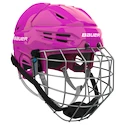 Hokejová helma Bauer RE-AKT 55 Combo Pink Senior