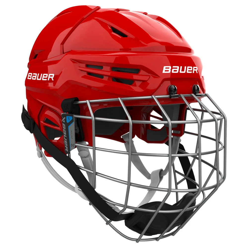 Hokejová helma Bauer RE-AKT 55 Combo Red Senior