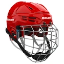 Hokejová helma Bauer RE-AKT 55 Combo Red Senior