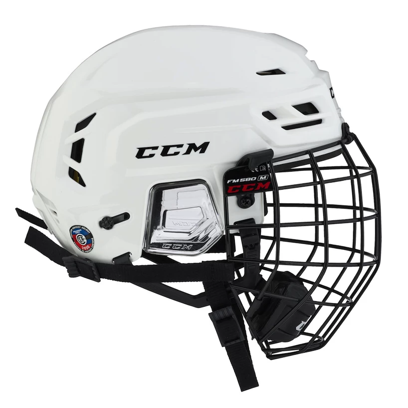 Hokejová helma CCM Tacks 210 Combo White Senior
