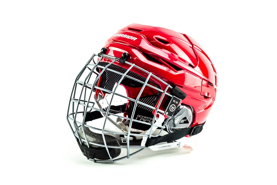 Hokejová helma Warrior Covert CF 80 Combo Red Senior
