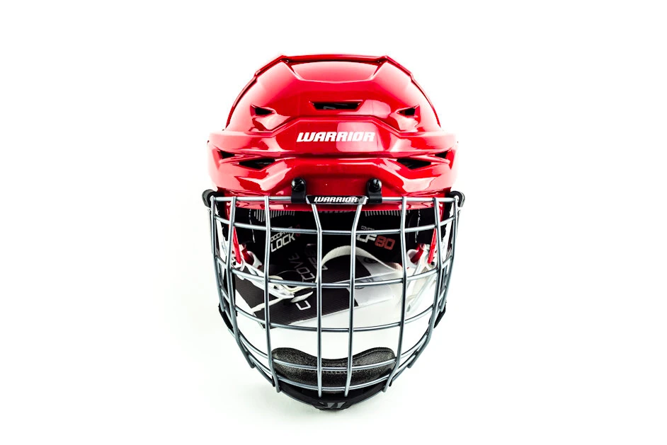 Hokejová helma Warrior Covert CF 80 Combo Red Senior
