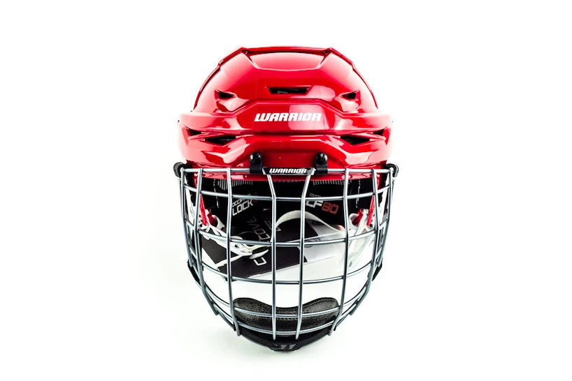 Hokejová helma Warrior Covert CF 80 Combo Red Senior L
