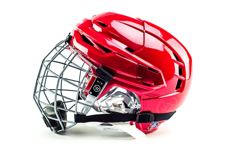 Hokejová helma Warrior Covert CF 80 Combo Red Senior L
