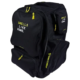 Hokejová taška na kolečkách Fischer Backpack Black/Yellow Junior