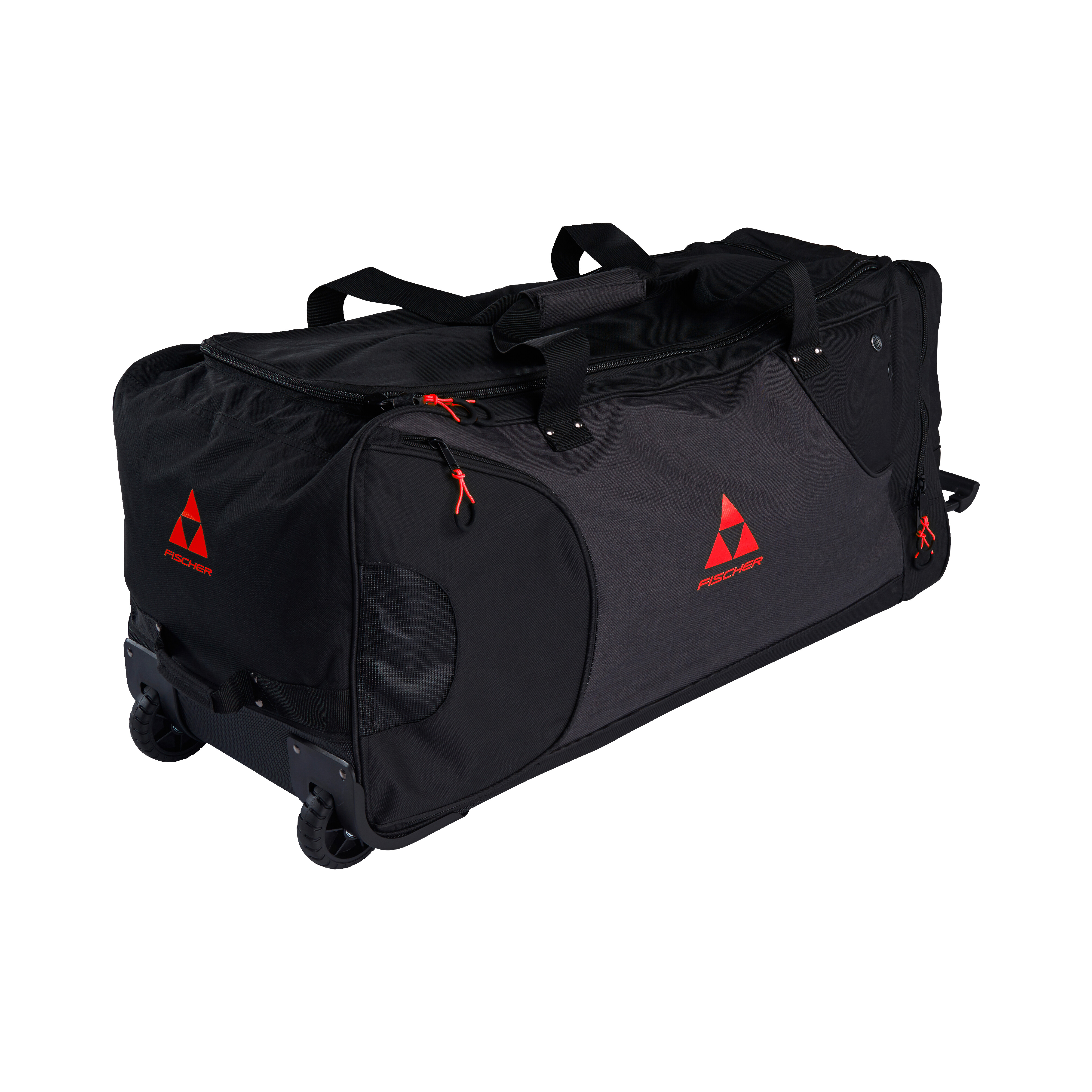 Product detail of Hokejová taška na kolečkách Fischer  DeLuxe Black/Red, 40" Senior