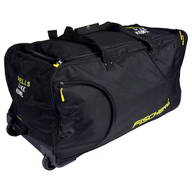 Hokejová taška na kolečkách Fischer DeLuxe Black/Yellow Junior
