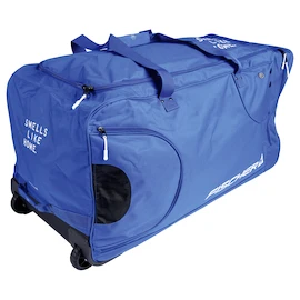 Hokejová taška na kolečkách Fischer DeLuxe Blue/White Junior