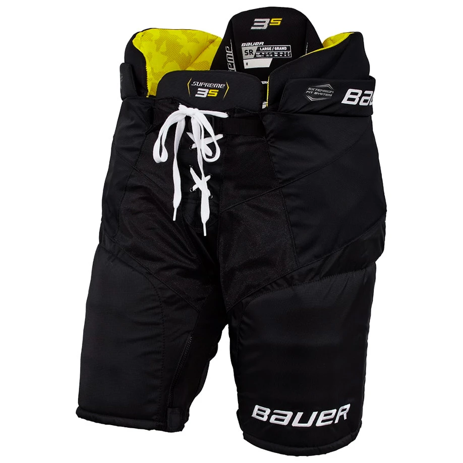 Hokejové kalhoty Bauer Supreme 3S Black Intermediate L