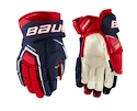 Hokejové rukavice Bauer Supreme 3S Pro Navy/Red/White Intermediate