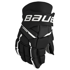 Hokejové rukavice Bauer Supreme M3 Black/White Intermediate