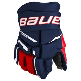 Hokejové rukavice Bauer Supreme M3 Navy/Red/White Junior